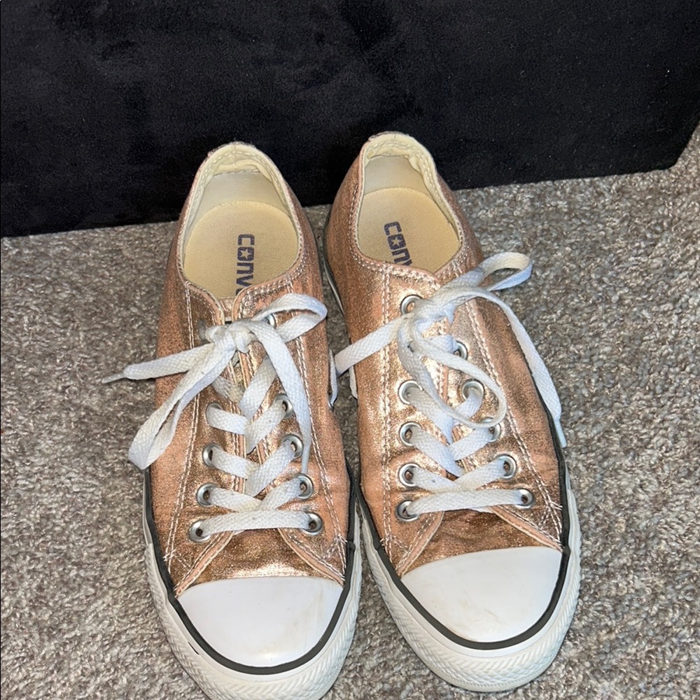Converse Gold Sneakers Classic Style